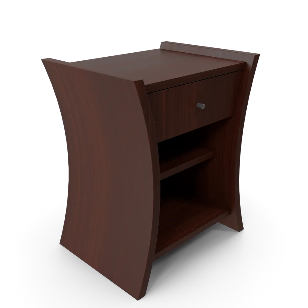 Bedside Table African Cherry - Image 2